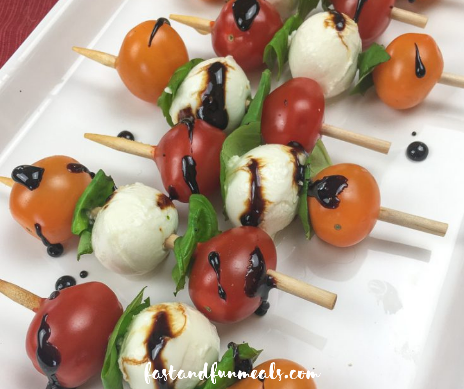 How to Make Caprese Skewers Featured Image