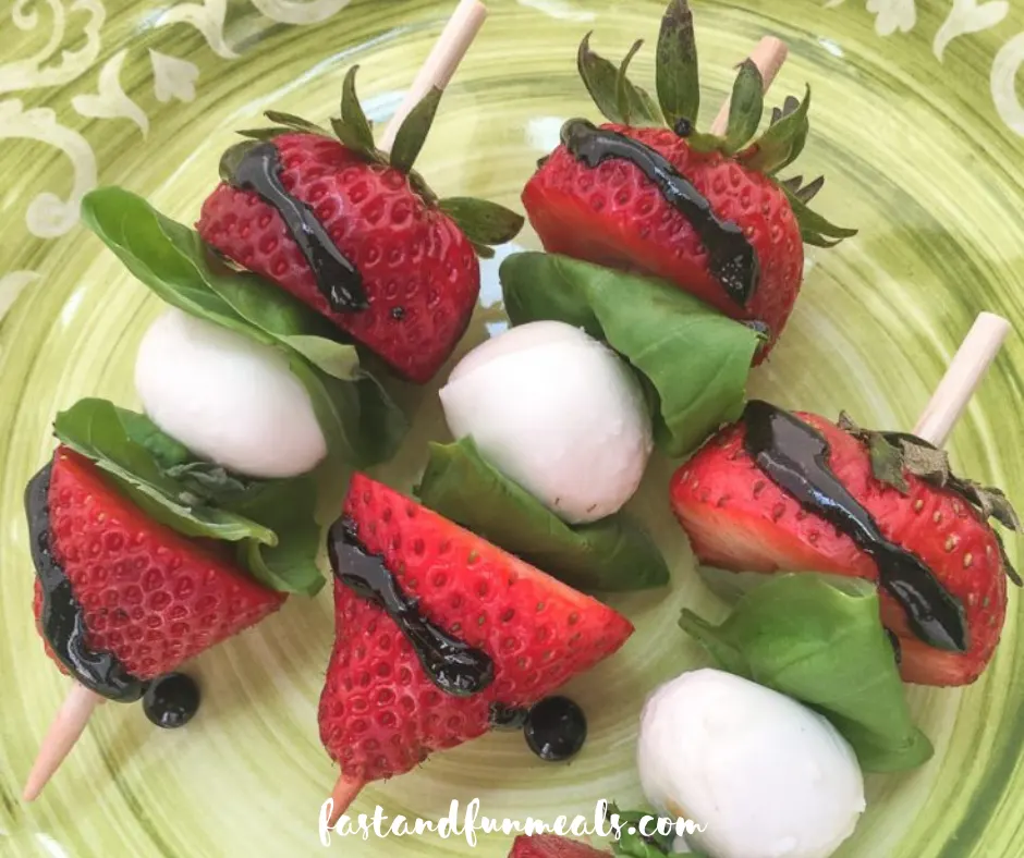 Strawberry Caprese Skewers Featured Image
