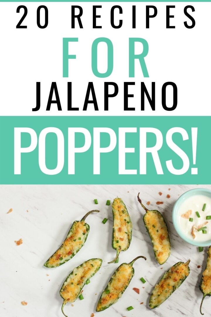 Pin showing the title 20 Recipes for Jalapenos