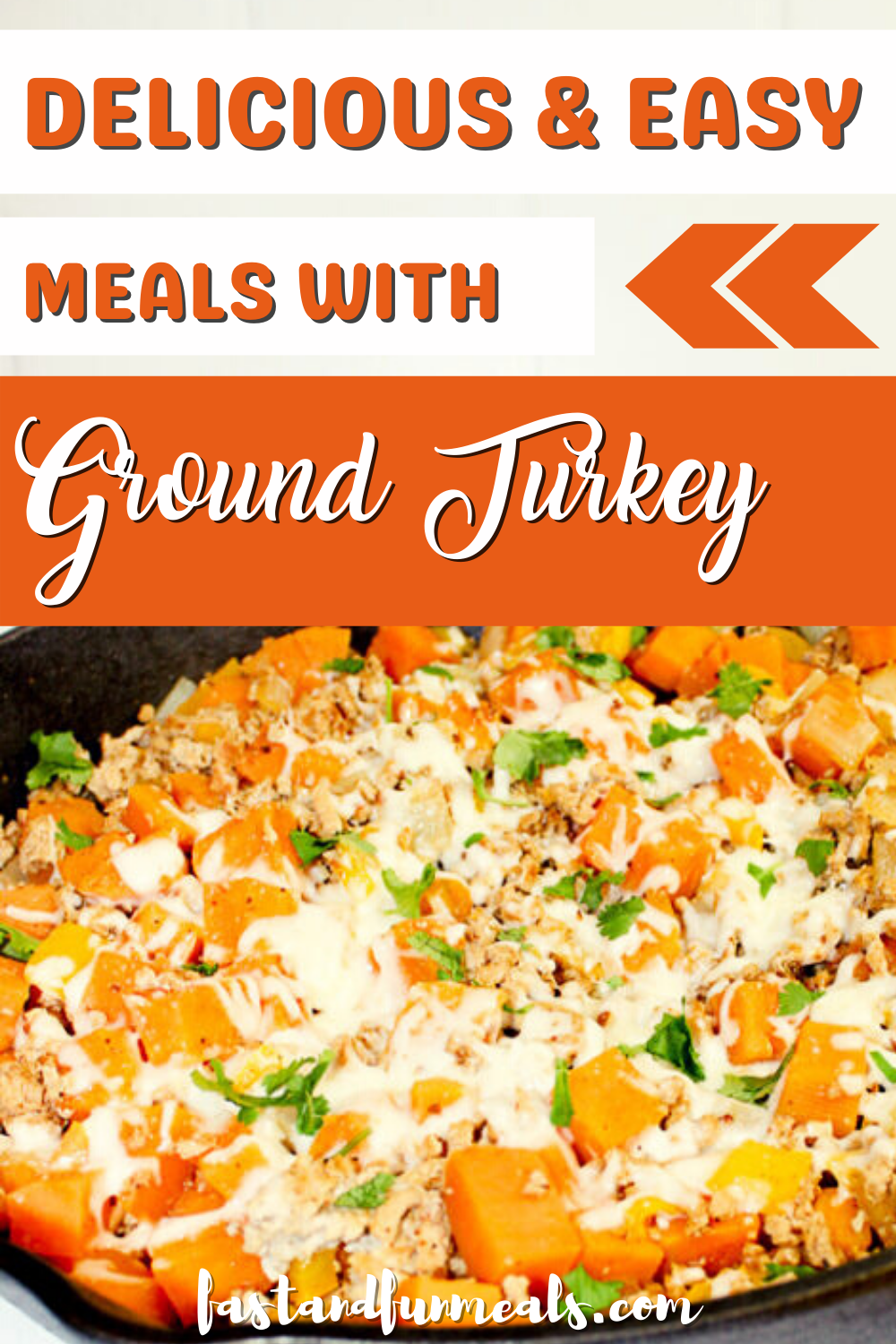 Pin showing Quick and Easy Meals with Ground Turkey