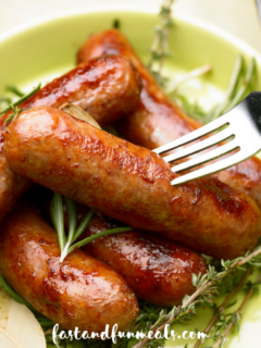 How to Cook Italian Sausage in Air Fryer Featured Image