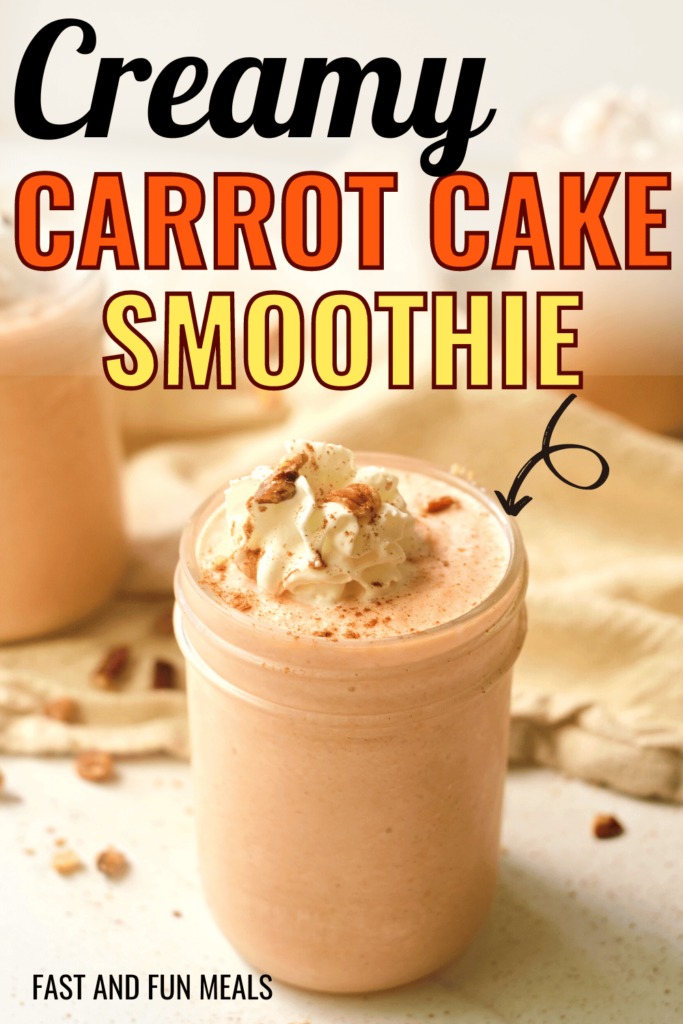 Creamy Carrot Cake Smoothie