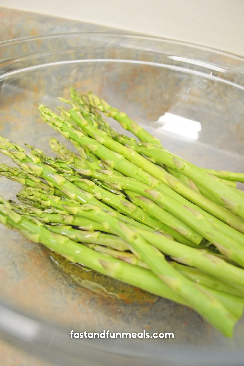 asparagus in a bowl
