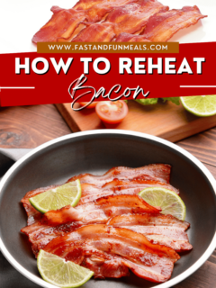 how to reheat bacon leftovers in skillet